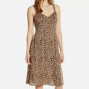 Code X Mode Leopard Print Midi Sundress